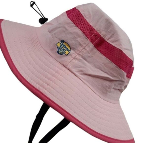 BANANA BOAT Pink Safari Bucket Sun Hat Girls Size 4 to 6X - Picture 3 of 10
